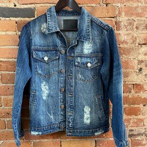 NEO BLUE Men's Designer Denim Jacket